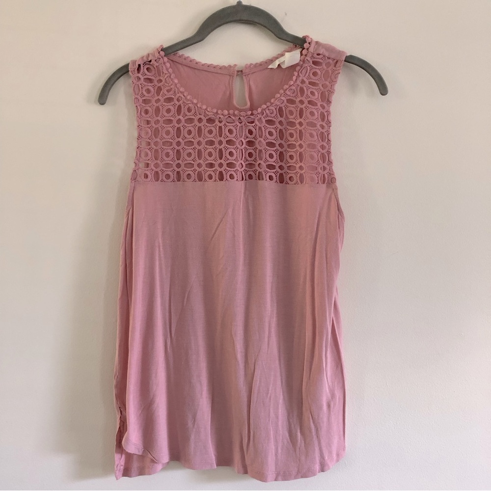 H&M Pink Sleeveless Blouse